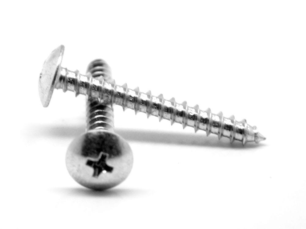#6-18 x 1 1/4 Sheet Metal Screw Phillips Truss Head Zinc Plated D68226